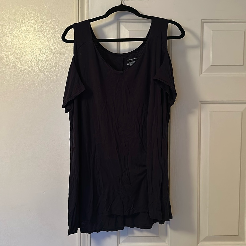 Lane Bryant cold shoulder top